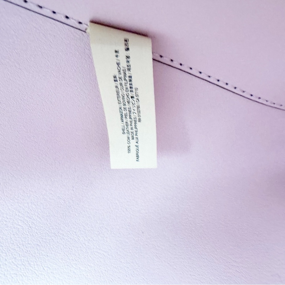 Kate Spade Black Pale Pink Leather Large Work Tote Bag 12x14 - Picture 9 of 16